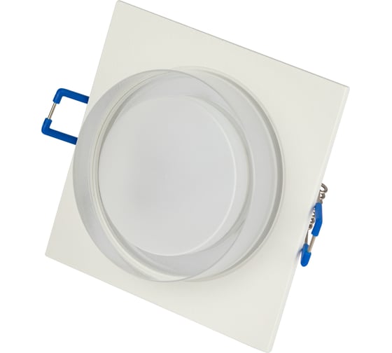 Встраиваемый декоративный светильник ЭРА DK108 WH MR16 GU5.3 белый Б0058398