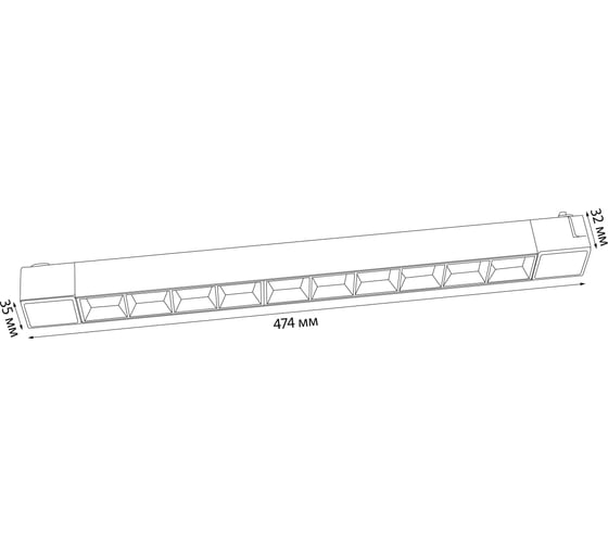 Трековый светильник Volpe ULB-Q282 30W/4000K WHITE UL-00010123