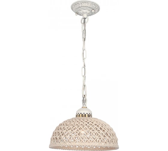 Подвесной керамический светильник Citilux Трензадо Белый с патиной CL415111 1