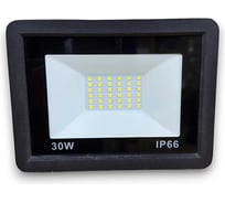 Светодиодный прожектор KRASO KSL, 30Вт 2550Лм 6000К, 160x120x30мм (PZL-30) СДО 02-30