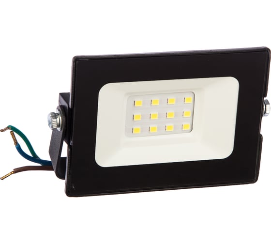 Прожектор LED SMD, черный, 10Вт, 230В, 6500К Ultraflash LFL-1001 C02 12313 1