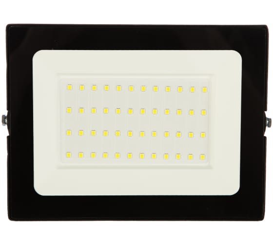Прожектор Ultraflash LED SMD, черный, 50Вт, 230В, 6500К LFL-5001 C02 12317 1