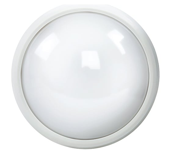 Влагозащищённый светильник LED с датчиком, 8Вт, IP54, 220В, круг Ultraflash LBF-0108S C01 12323 1