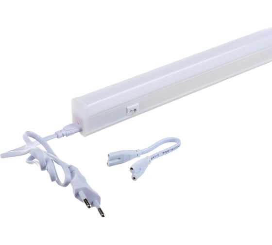 Светодиодный светильник, с сетевым проводом, пластик, 220В, 8W Ultraflash LWL-2013-8CL 12327