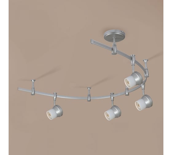 Трековый гибкий светильник Citilux Трек Акцент Серебро CL561141 1