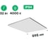 Светодиодный светильник CSVT AVRORA-32 opal-sand 595x595 IP54 4000К ЦБ000011651 1