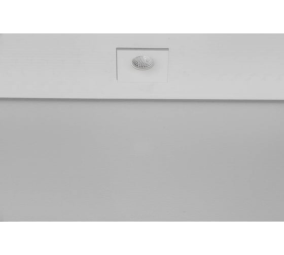 Встраиваемая рамка DesignLed мат белый MR16 (POINT-SQ-FW) NC1761SQ-FW