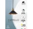 Подвесной светильник ARTE LAMP cappello A7037SP-1BK 2