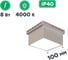 Светодиодный светильник CSVT LED-GR DOB 100-8 одиночный IP40 4000К белый ЦБ000019064 1