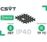 Светодиодный светильник CSVT LED-GR DOB 100-8 одиночный IP40 4000К белый ЦБ000019064 6