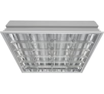 Корпус светильника ЛВО CSVT 4хLED T8 615х595х80 opal-sand IP20 белый G13 без лампы ЦБ-00010352