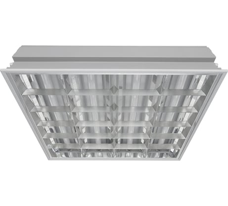 Корпус светильника ЛВО CSVT 4хLED T8 615х595х80 opal-sand IP20 белый G13 без лампы ЦБ-00010352