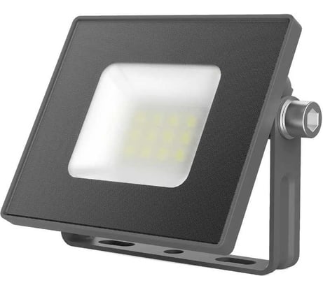 Светодиодный прожектор Gauss BASIC 10W 820lm 6500K IP65 графитовый 688100310