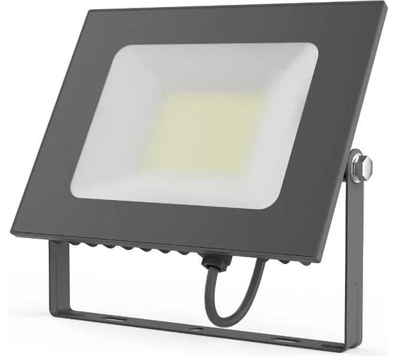 Светодиодный прожектор Gauss BASIC 70W 6300lm 6500K IP65 графитовый 688100370