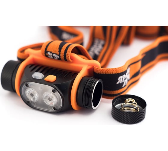 Налобный фонарь 2xCREE XP-G2, 600лм, 5 режимов, под аккумулятор ЯРКИЙ ЛУЧ PANDA 1.0 4606400105527