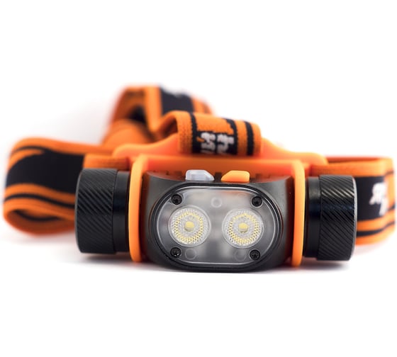 Налобный фонарь 2xCREE XP-G2, 600лм, 5 режимов, под аккумулятор ЯРКИЙ ЛУЧ PANDA 1.0 4606400105527