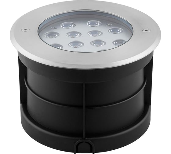 Тротуарный грунтовый светодиодный светильник FERON SP4315 Lux 12W 3000K 230V IP67 32071