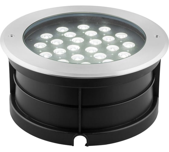 Тротуарный грунтовый светодиодный светильник FERON SP4316 Lux 24W RGB 230V IP67 32076