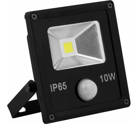 Светодиодный прожектор с встроенным датчиком FERON LL-860 IP65 10W 6400K 12999