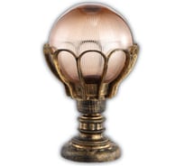 Садово-парковый светильник FERON PL5044 шар, на постамент, 60W, E27, 230V, черное золото 11547