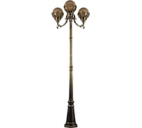 Садово-парковый светильник FERON PL5049 столб 360W, E27, 230V, черное золото 11552