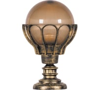 Садово-парковый светильник FERON PL5054 шар, на постамент, 100W, E27, 230V, черное золото 11556