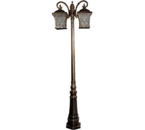 Садово-парковый светильник FERON PL4068 столб четырехгранный, 260W, E27, 230V, черное золото 11446