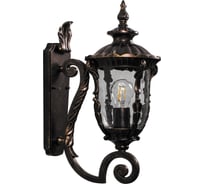 Садово-парковый светильник FERON PL5011 круглый, на стену, вверх, 100W, 230V, E27, темно-коричневое золото 11500