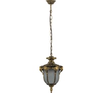 Садово-парковый светильник FERON PL4054 шестигранный, на цепочке, 60W, 230V, E27, черное золото 11433