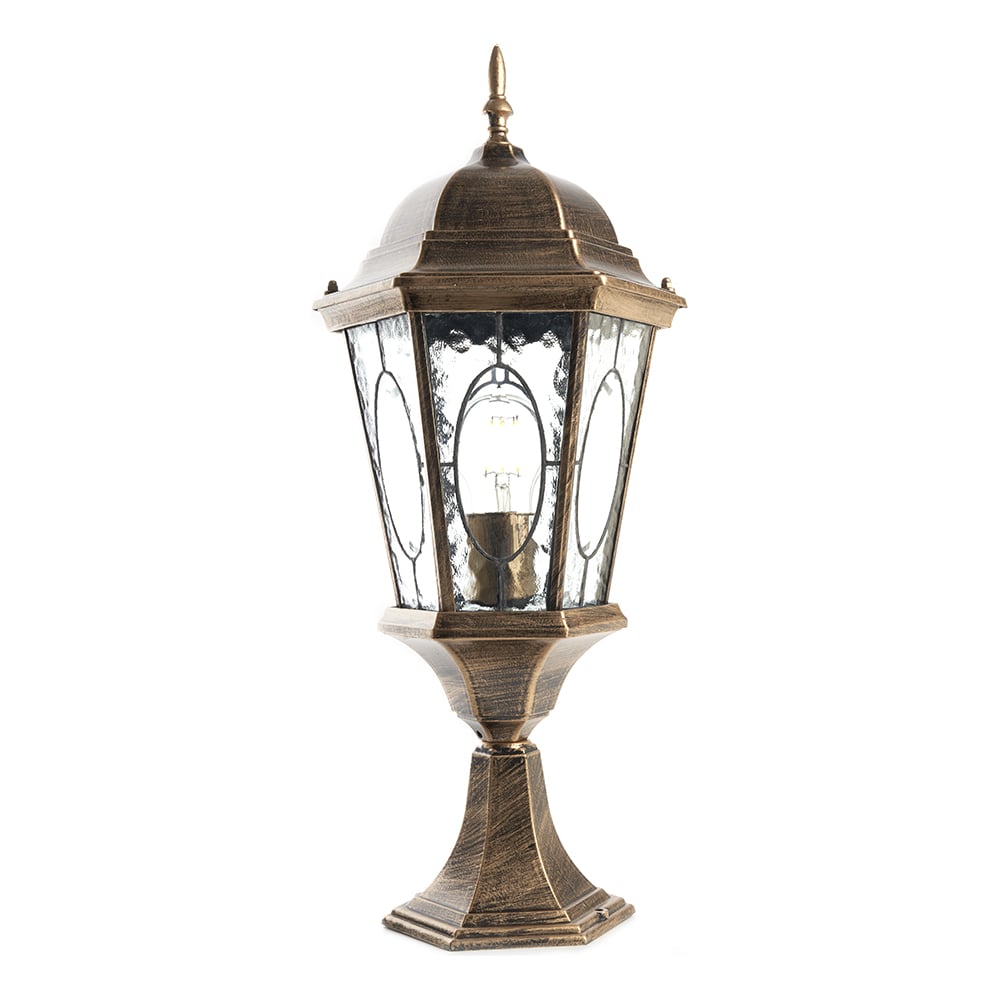 Садово-парковый светильник, шестигранный на постамент 60W E27 230V ...