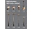 Садово-парковый светильник FERON PL3708 столб круглый 2*60W 230V E27, черное золото 11384 6