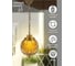 Садово-парковый светильник FERON PL3805 круглый на цепочке 60W 230V E27, черное золото 11370 13