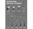 Садово-парковый светильник FERON PL3808 столб круглый 2х60W 230V E27, черное золото 11385 4