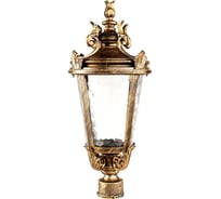 Садово-парковый светильник FERON круглый на столб 60W 230V E27, черное золото PL4003 11362