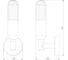 Садово-парковый светильник Elektrostandard со светодиодами isida led 35165/u серый a062883 2