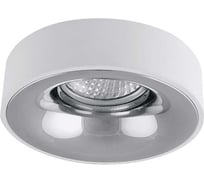Накладная рамка DesignLed матовый белый+хром mr16 NC1826-M-FW+CH
