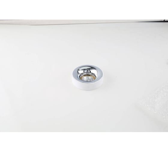 Накладная рамка DesignLed матовый белый+хром mr16 NC1826-M-FW+CH
