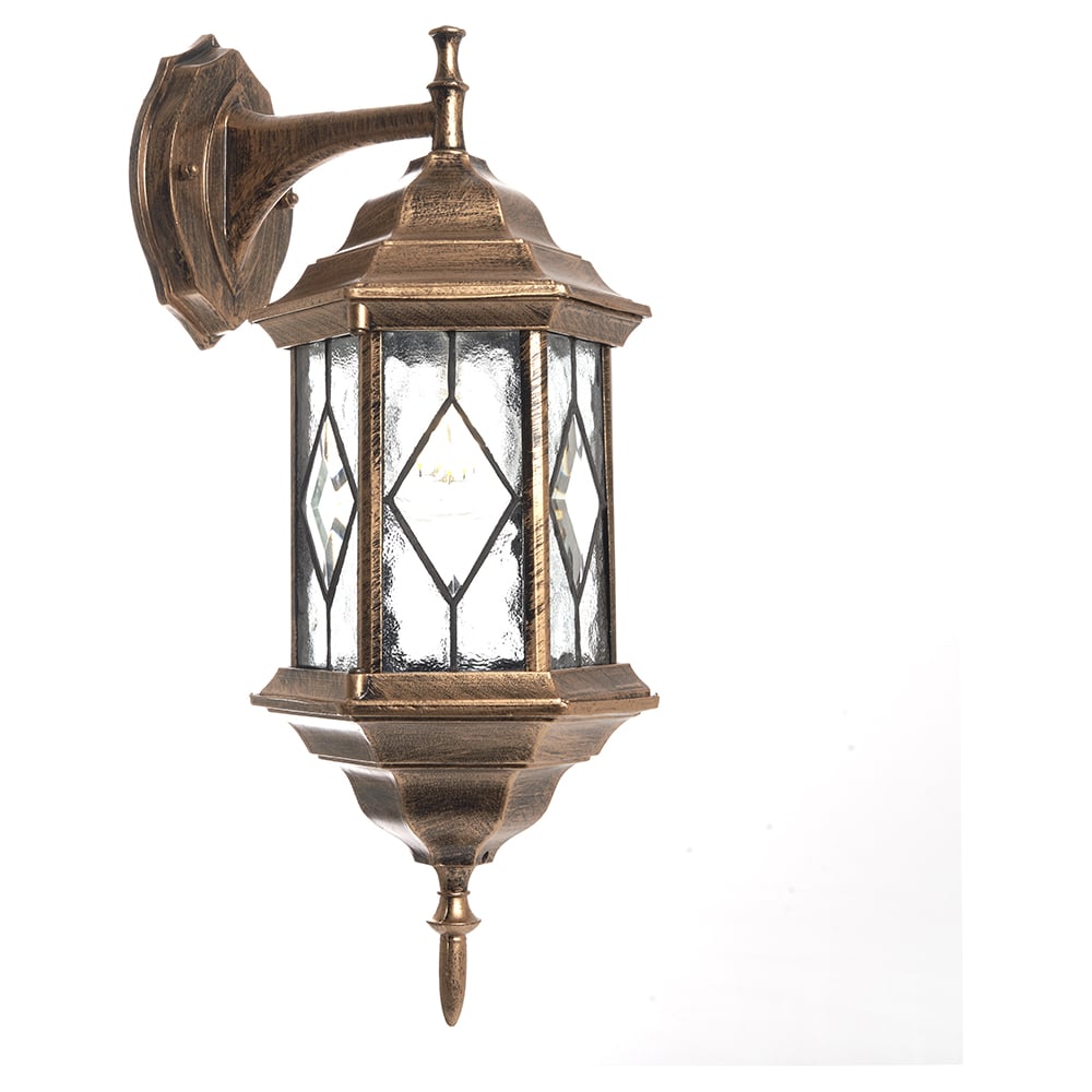 Садово-парковый светильник, шестигранный на стену вниз 60W E27 230V ...