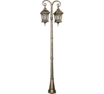 Садово-парковый светильник FERON PL140 столб четырехгранный, 2100W, 230V, E27, черное золото 11317