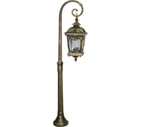 Садово-парковый светильник FERON PL148 столб четырехгранный, 100W, 230V, E27, черное золото 11318