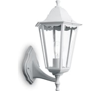 Садово-парковый светильник FERON шестигранный на стену вверх 100W E27 230V, белый 6201 11063