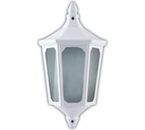 Садово-парковый светильник FERON 4206 четырехгранный, на стену, вверх, 60W, E27, 230V, белый 11543