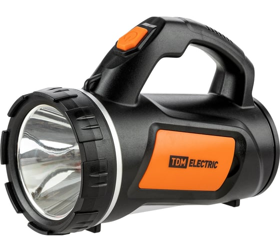 Светодиодный аккумуляторный фонарь TDM "Прожектор 7", 3 Вт LED+COB, 120 лм, 3,7 В 1,5 Ач, USB, SQ0350-0051