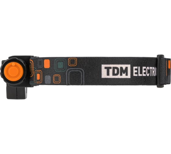Аккумуляторный фонарь TDM «Налобный 13» 5 Вт CREE+3 Вт COB, Li-Ion 3,7 В 18650 1,2 Ач, 120 лм, USB, SQ0350-0070
