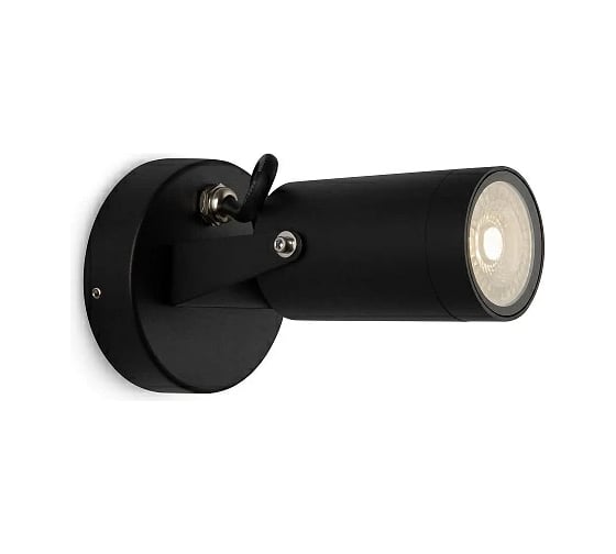 Настенный светильник MAYTONI (бра) scope 1хgu10x50w черный O025WL-01B