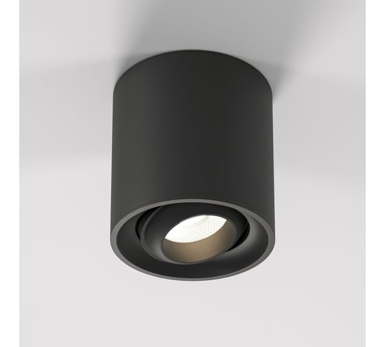 Потолочный светодиодный светильник Elektrostandard 10w 4200k чёрный a062935
