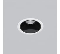 Встраиваемый светодиодный светильник Elektrostandard 8w 4200k белый/чёрный жемчуг a062938