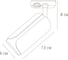Трековый светильник ARTE LAMP pino A7375PL-1WH 1