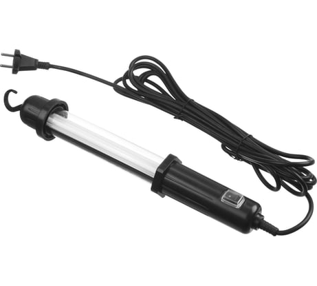 Люминесцентный переносной светильник закрытого типа IP44 с выключателем, 13(75)Вт, 220В, теплый белый свет 2700К STAYER PROFESSIONAL 56065-13