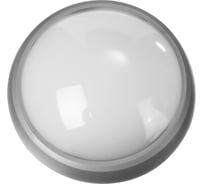 Влагозащищенный светодиодный светильник IP65, пластиковый корпус, PC, круг, металлик, 4000К, 7(60)Вт STAYER PROFI PROLight 57362-60-S
